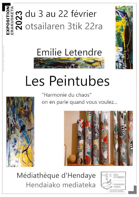 Affiche exposition Les Peintubes